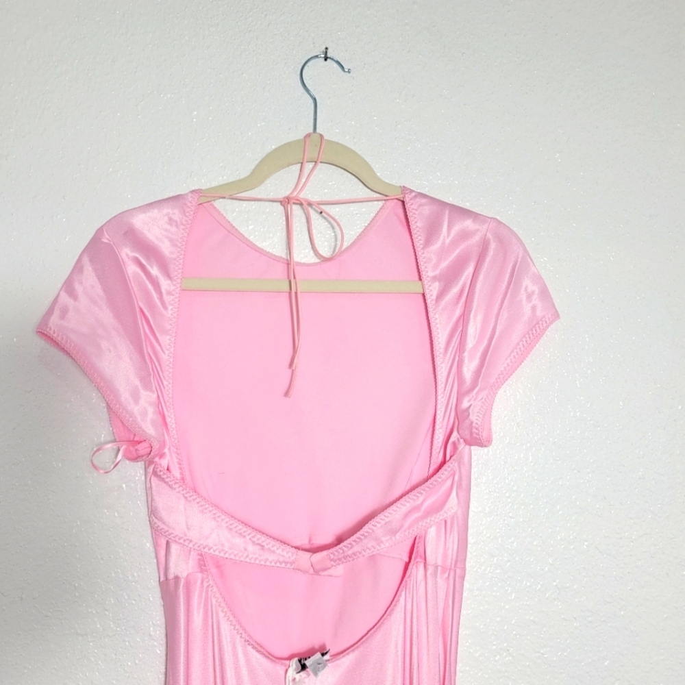 Anna October© X J.Crew short-sleeve slip dress in luster crepe - Picture 9 of 12